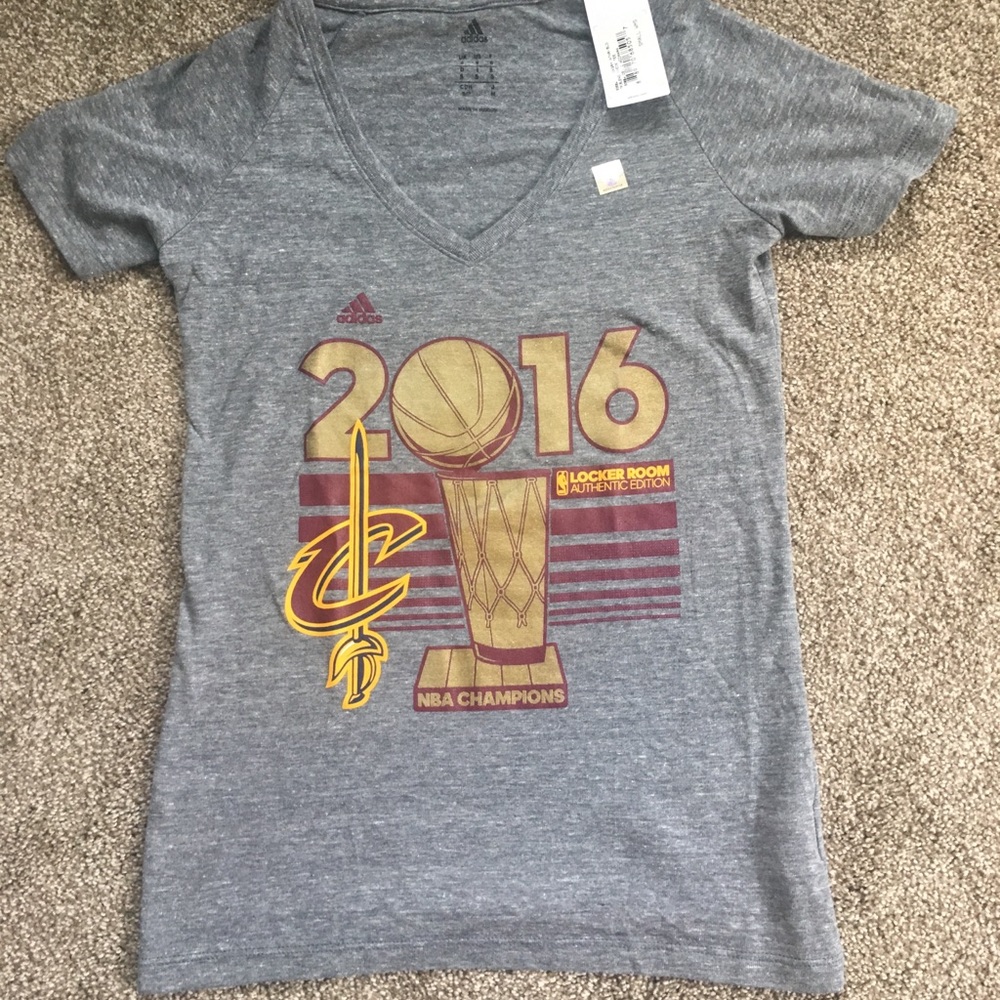 Cleveland Cavs Top, 2016 Championship, Gray, Sz S
